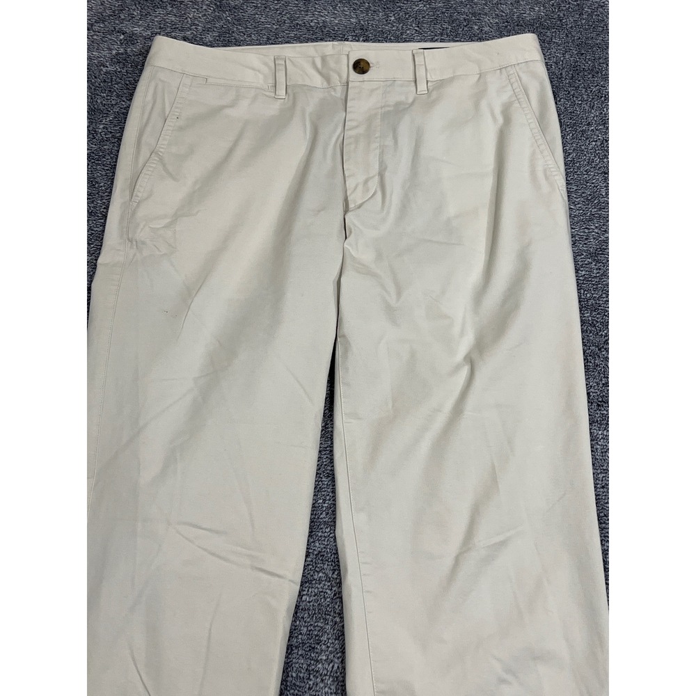 Bonobos Mens Chino Pants 32x30 Beige Khaki Stretch Cotton Blend Straight Leg